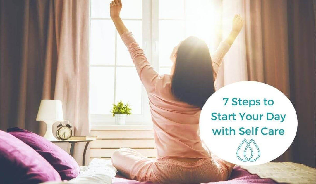 Woman Stretching in the Morning Sunlight