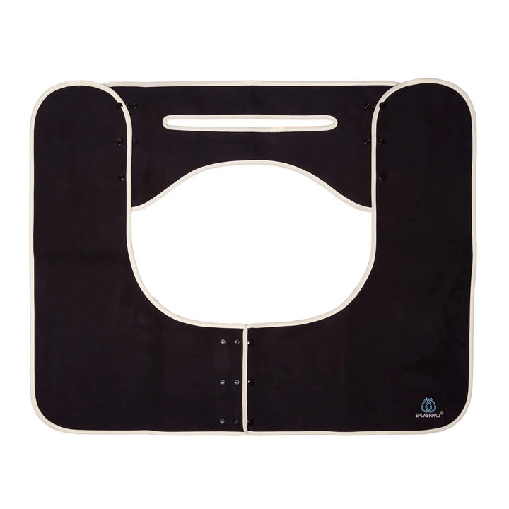 Sink Splash Guard - Black Bathroom Splashpad Mat